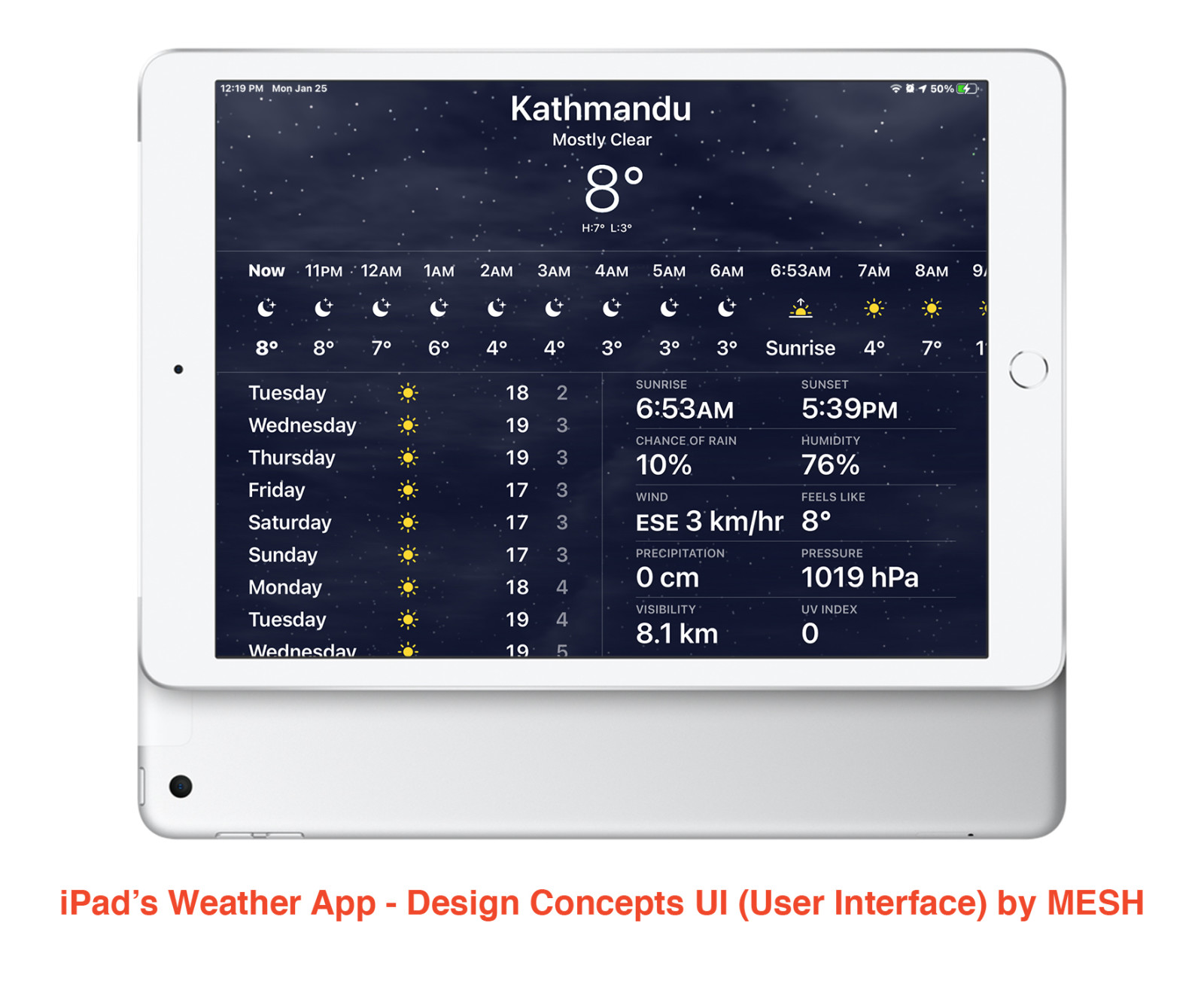 ©-MESHart.ca-2021-Nimesh-Devkota-APPLE-iPad-Kathmandu-UI-Weather-App-Design-by-MESH-Landscape-No-Copying-Without-Explicit-Permission