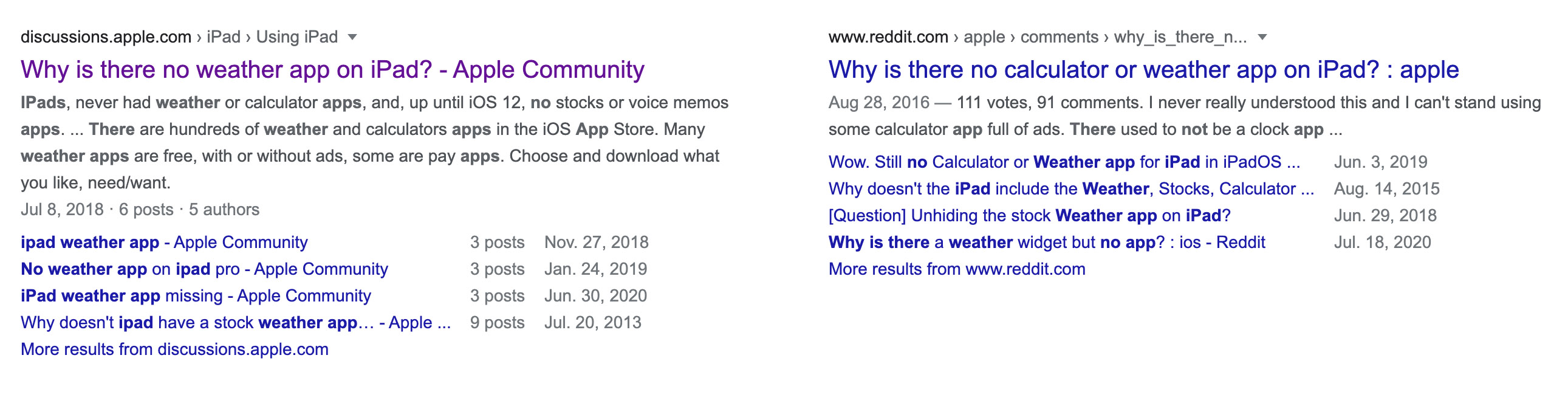 Why-is-there-no-Weather-Calculator-Health-Stocks-Health-app-on-the-iPad-iPadOS-2020-2021-Online-Forums-Outrages-collection-by-MESH-for-a-UX-UI-Case-Study-Designing-a-Mock-up-by-MESH